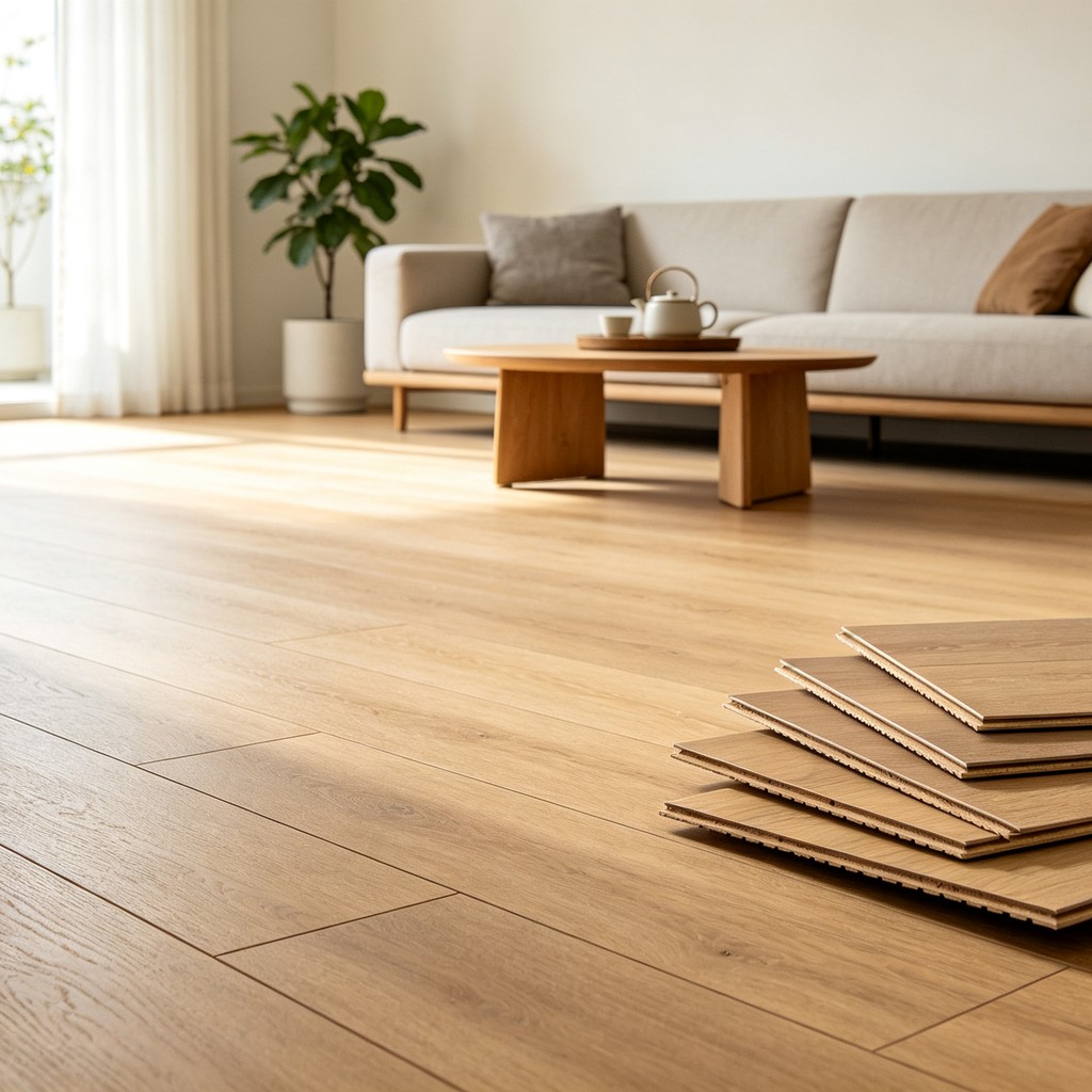 Loose Lay Wohnungs-Schnellverlegung 4.0 mm graue Holzstruktur