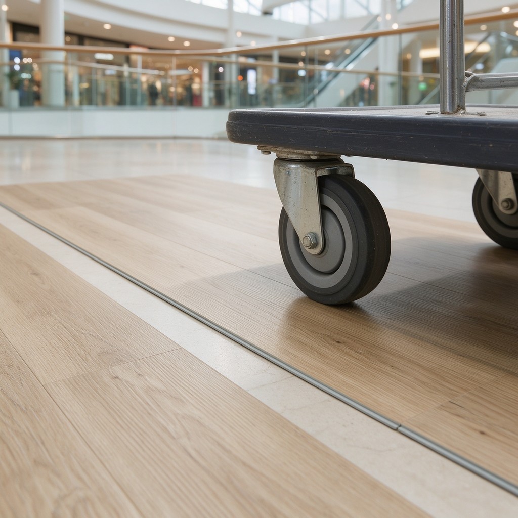 Loose Lay heavy commercial flagship 0.7mm wear layer stone grain flooring